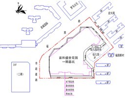 擬建場地周邊關系圖