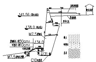  漿砌石擋墻方案
