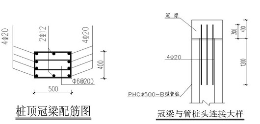 管樁中心灌注及樁頂插筋