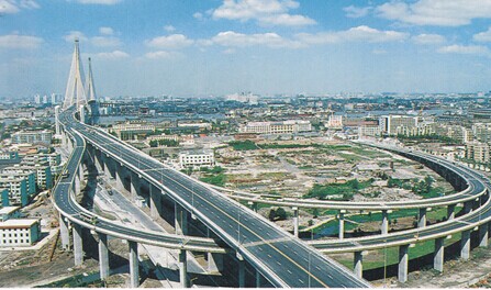 圖2-33 上海楊浦大橋