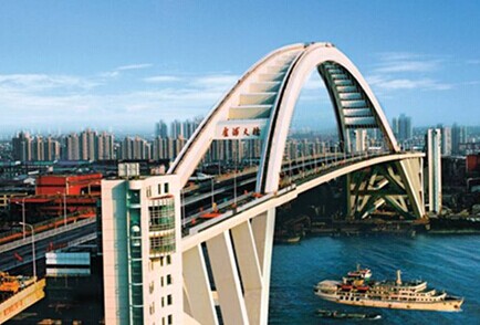 圖2-34 上海盧浦大橋