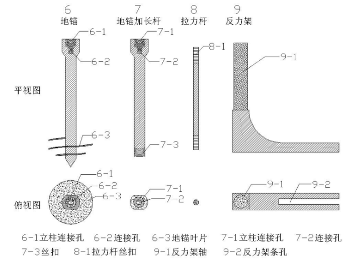 車裝鉆機配備的設備圖樣（二）